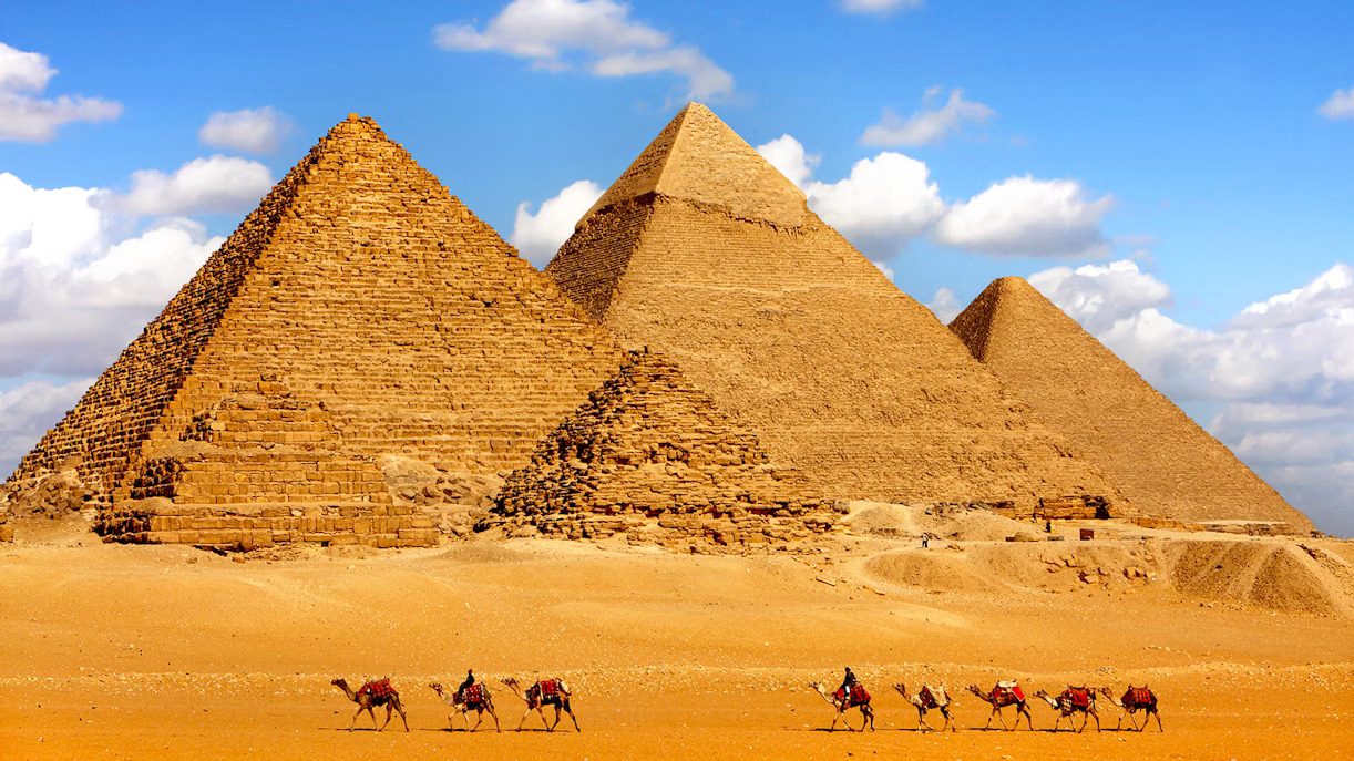 pyramids of giza
